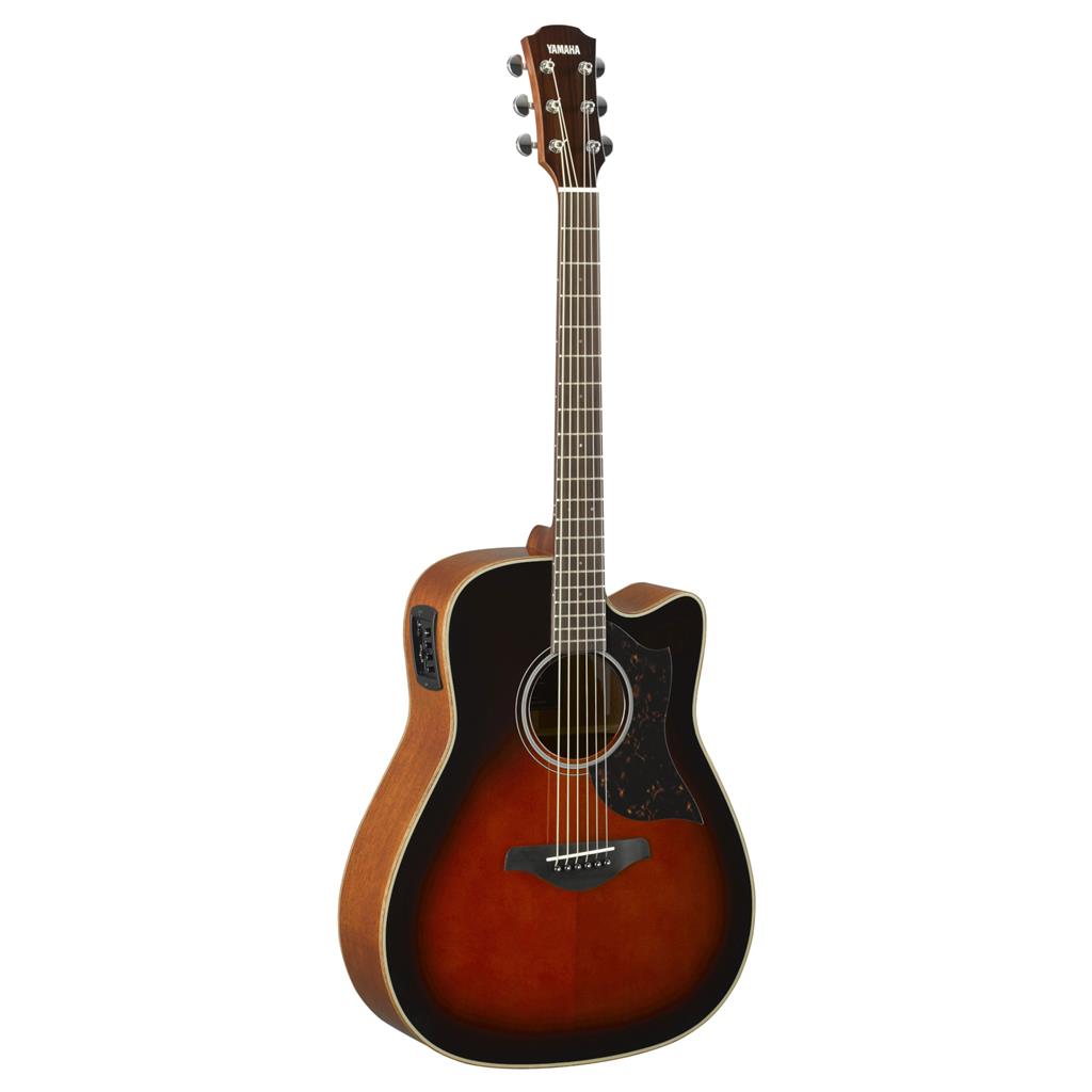 Yamaha A1M Acoustic-Electric Folk Guitar (TBS: Tobacco Brown Sunburst)